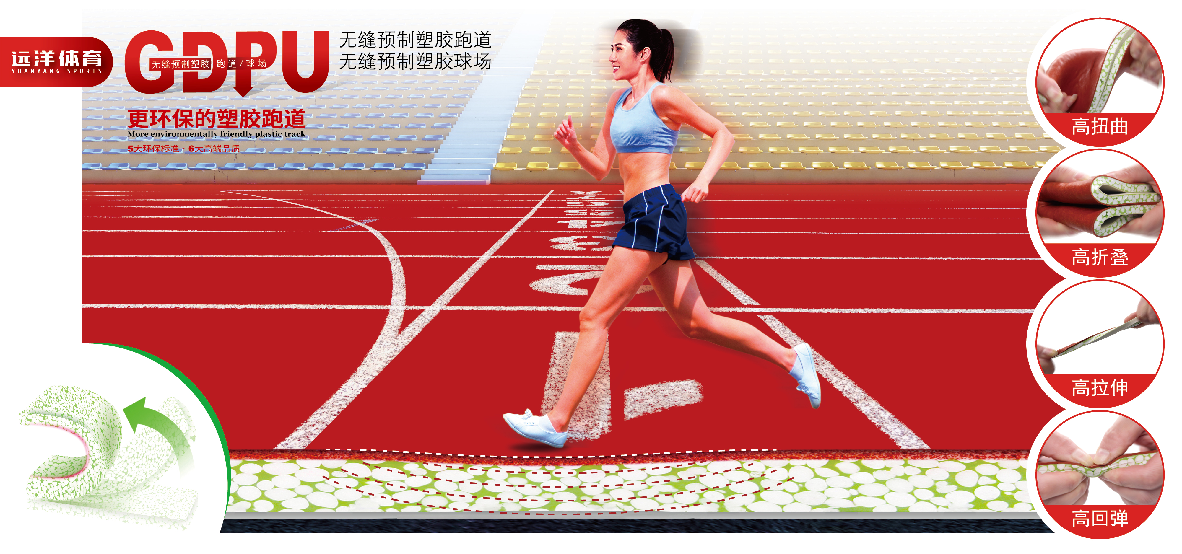 遠洋體育塑膠跑道